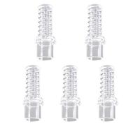 Dualoai Connecteur de Vidange D'aquarium (Lot de 5), Connecteur de Tuyau, Adaptateur de Trop-Plein pour Réservoir d'eau et Irrigation, Diamètre Extérieur