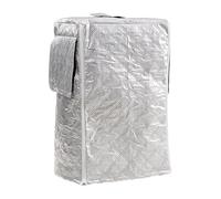 Dualoai Couverture de Cage pour Oiseaux Noirceur Respirante Protection Trois Couches Aluminium et Tissu pour Parrots et Petits Animaux, S