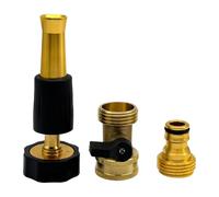 Dualoai Embout de Pulvérisation pour Tuyau D'arrosage, Outil D'arrosage, Métal, Accessoire Compact, Remplacement Direct des Pièces de Rechange avec Un