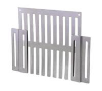 Dualoai Grille de Drainage Filet de Filtration Grille D'Écoulement Bonde de Filtration Efficace Contre Les Feuilles Appropriée pour Les Murs, 19.2 Cm X 15 Cm X