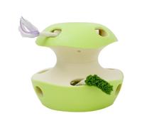 Dualoai Jouet Interactif pour Chat, Bâton pour Chat, Cadeau, Facile à Utiliser, électronique, Frappez Un, éducatif, Vert