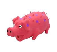 Dualoai Jouet pour Chien Interactif à Mâcher Jouet D'Entraînement Résistant en Caoutchouc Robuste pour Une Longue Durée Convenable pour Le Dressage et Le Jeu, Rose