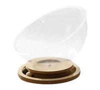 Dualoai Lit pour Chat en Capsule Nid de Couchage Centre d'activités Jouets à balles Meubles pour Chat Lit pour Chat à Assemblage Facile, MDF M