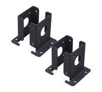 Dualoai Lot de 4 Pergolas Réglables en Bois pour Clôture de Jardin, Cabane en Rondins, Robustes et Résistantes