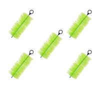 Dualoai Lot de 5 brosses filtrantes pour étang à Poissons, Brosse de Nettoyage pour écumoire de réservoir de Poissons, 50CM