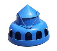 Dualoai Mangeoire Automatique pour Poules Facilitant Le Remplissage et L'Observation du Niveau D'Aliment Distributeur Portable pour Pigeons et Cailles, 12 Trous