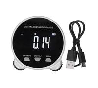 Dualoai Mètre Ruban Électronique Odomètre Intelligent Jauge Numérique Outil de Précision Par USB pour Mesurer Les Longues Distances Approprié Po, Noir
