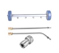 Dualoai Nettoyeur de Soubassement Haute Pression, Brosse de Lavage Auto 16" avec Convertisseur, Accessoire de Pulvérisation sous Châssis 4000 PSI