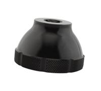 Dualoai Outil de Boîtier de Pédalier Clé à Douille 16 Encoches Outil D'Installation Démonte Axe Pédalier en Aluminium Adapté pour L'Entretien de Vélos de Rou, Noir