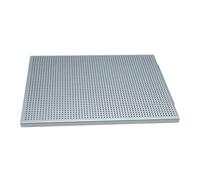 Dualoai Plaque de Cuisson Rectangulaire Plaque à Pâtisserie Plaque à Millefeuille Plaque Perforée En Aluminium Alliage Épaisseur Push-pull Amovible Structure, 40 Cm X 30 Cm X 1.5