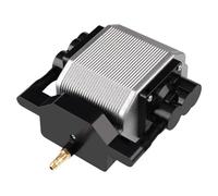 Dualoai Pompe à Air d'aquarium réservoirs de Poissons Pompe à Air barboteur d'aquarium Pompe à Air puissante pour l'extérieur, 12v