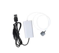 Dualoai Pompe à Air Professionnelle, Puissante et Portable pour Aquariums, avec Port USB, Adjustable W Hose