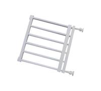 Dualoai Porte D'escalier de Clôture de Porte de Chien de Compagnie Rétractable Portative pour Les Couloirs de Maison D'escaliers de Chat Intérieur, Hauteur 36cm