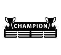 Dualoai Porte-médaille Mural Support Médailles en Fer avec Porte-récompenses Plaques pour Affichage Facile et Installation Adaptée Aux Sportifs Décora, Hauteur 11.75 Cm