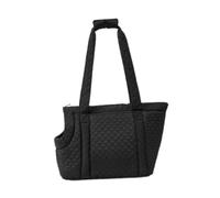 Dualoai Sac de Voyage Doux pour Chat et Chaton, Sac de Voyage pour Voiture, Sac à Main pour Animaux de Compagnie, Sac de Transport pour Petits Chiens, Noir