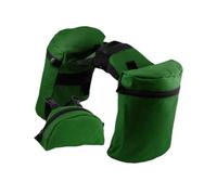 Dualoai Sacoches de Selle Ensemble Sacoches de Selle Sacoche de Corne Matière Oxford Résistante et Légère Adaptées à L'Équitation Randonnée Cadeau Amis Famill, Vert