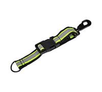 Dualoai Sangle Porte-gants Clip Mitaines Support Crochet Gants Fabriqué avec Polyester Métal Attache Pratique Adaptée Aux Artisans Randonnée Taille, Boucle Noire