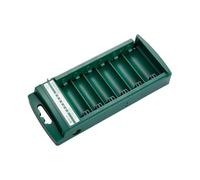 Dualoai Sockets Organizer Boîte de Rangement Porte-douilles Plateau Support Douilles Métriques SAE Matériau PP Pratique Adapté Aux Techniciens Garages, M
