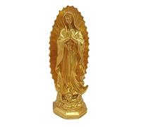 Dualoai Statues de Saints Catholiques, Figurines Catholiques en Résine, Idéales pour La Décoration, Or