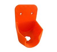 Dualoai Support de Pistolet D'Arrosage Rangement pour Tête de Pulvérisation Support Mural de Jardin Porte-Lance d'eau pour Un Accès Rapide Approprié pour Cour, Orange