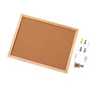 Dualoai Tableaux d'affichage en liège, décoration murale pour la maison et le bureau, décoratif avec punaises, tableau d'affichage en bois, tableau, 30x40cm
