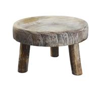 Dualoai Tabouret de Jardinière en Bois, Support de Pot de Fleurs surélevé pour Salle de Bain, Maison de Ferme