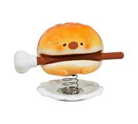 Dualoai Temple Block Drum Mokugyo avec Maillet Instrument Percussion Bouddhiste Chinois Jouet Décoratif Résine Design Cartoon Fonction Détente Adaptée Aux, Style B