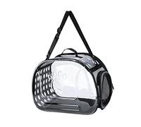 Dualoai Transporteur de Voyage pour Chats, Sac à Main Fourre-Tout, Chenil de Transport Transparent, Bagages pour Animaux de Compagnie, Approuvé par La Compagn, 42cmx26cmx35cm