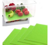 Dualplex® Lot de 4 doublures d'extension pour fruits et légumes pour tiroirs de réfrigérateur, 30,5 x 38,1 cm - Prolonge la durée de vie de vos produits et empêche la détérioration