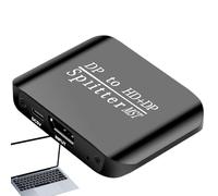 Duals Monitors Duplicate - Commutateurs DisplayPorts | Répartiteur DP | Adaptateur DP 2 en 1 4K | Affichage divisé à deux écrans Distributeur double écrans pour ordinateurs portables éducation pour