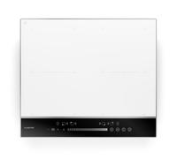 DualTone 60cm 2 Zones Flexibles Plaque à Induction 4 Feux Blanc
