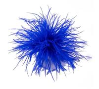 DUANGYMM Broche en Plumes, Broche en Plumes d'autruche for Corsage, Accessoire de Bijouterie(Color-04)