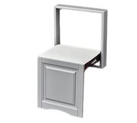 DUANHOZ Banc à Chaussures Pliable pour entrée et Couloir, Tabouret de sécurité Mural, Tabouret à Langer Invisible, Repose-Pieds Pliable Peu encombrant pour entrée, Couloir, cuisi