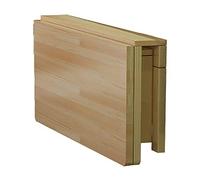 DUANHOZ Bureau Mural Pliable en Bois, Table d'ordinateur compacte et Pliable, Gain de Place, Table à Manger et d'appoint, Coloris Unique, 120 x 40 cm, Poste de Travail Mural Poly