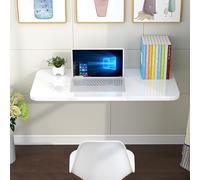 DUANHOZ Bureau Mural Pliable et Compact, Gain de Place, établi en Bois, Table Murale à abattants, Bureau Pliable idéal pour Les Petits espaces, Installation Facile, mobilier de b