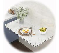 DUANHOZ Bureau Mural Pliable Gain de Place, Table de Cuisine Rabattable, Bureau Flottant pour Petits espaces, Blanc 80x40cm (32x16in)