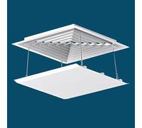 DUANHOZ Déflecteur de Ventilation réglable pour climatiseur, déflecteurs universels en Coton imperméable, ailettes de Sortie d'air Anti-odeurs, Compatible avec Les modèles 18", 1