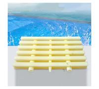 DUANHOZ Grille d'évacuation de Douche Mobile à 3 Trous - Lot de 8 couvercles Anti-Obstruction pour évacuation de Piscine extérieure, caniveau de trop-Plein 18 x 100 cm pour Usage