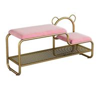 DUANHOZ Ottoman Rangement à Chaussures Tabouret à Chaussures Sièges Hauts et Bas avec Dossier Sac Souple Confortable Tabouret intégré 80/100/120cm Gain de Place