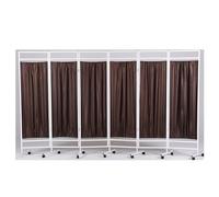 DUANHOZ Paravent médical Mobile, paravent Pliable de 1,8 m avec roulettes, 3/4/5/6/7/8 Panneaux, séparateur de pièce Portable pour Salons de beauté, cliniques et cabinets médicau