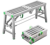 DUANHOZ Plateforme de Travail Pliable en échafaudage, Plateforme en Acier Pliable et réglable, Tour d'échafaudage Portable, Robuste pour Les projets à Domicile et sur Les chantie