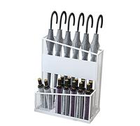 DUANHOZ Porte-parapluies en métal - Support à parapluies à 2 Niveaux de Grande capacité pour Un Usage Commercial dans Les Bureaux et Les entrées