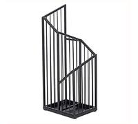 DUANHOZ Porte-parapluies Nordique en Fer forgé, élégant et Grande capacité, idéal pour la Maison et l'hôtel. Seau à parapluies Noir créatif, Parfait pour Une entrée ou Un Bureau.