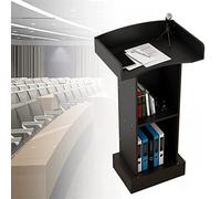 DUANHOZ Pupitre de présentation, Podium au Sol pour Salle de vec Rangement, pupitre Polyvalent pour présentations, églises et événements, Table d'accueil avec Espace de r