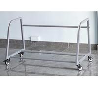 DUANHOZ Support à pneus, étagère à roulettes, Dimensions : 127 x 60 x 70 cm, Support de Rangement en métal pour Garage, Support Robuste pour pneus de Voiture et remorque, rangeme