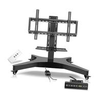 DUANHOZ Support de Sol Universel pour téléviseur sur Podium pour Salle de conférence - Élévateur de téléviseur motorisé sur roulettes, pour téléviseurs de 32 à 75 Pouces, Chariot