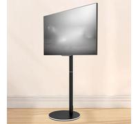 DUANHOZ Support Mural et Support de Sol pour téléviseur avec Pivot et éclairage LED - Support Universel pour téléviseur LCD avec Gestion des câbles pour Une Installation de Diver