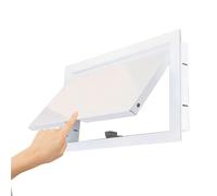 DUANHOZ Trappe d'inspection de Grenier métallique avec loquet Tactile, Couvercle de Porte de Service rectangulaire pour cloisons sèches facilitant l'accès et l'entretien