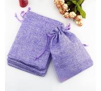 DUANIA 50 pc/lot 7x9 9x12 10x14 13x18 15x20cm Jute Cadeau Sacs à la Main Naturel Pochette Coton Lin Cadeau Emballage Sacs Bijoux Sac de Rangement