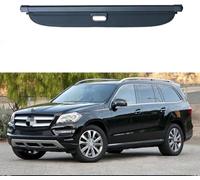 DuanRQ Étagère de Coffre Rétractable pour Benz GL Class X166 GL350 GL400 GL450 GL550 2013-2018, Housse Colis Cargo Coque Cache-Bagages Protection Intimité Anti-poussière Protection Cargo